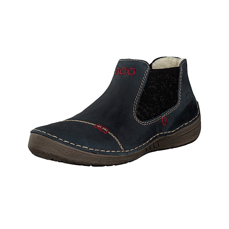Damske Chelsea Cizmy Rieker 52590-14, Modre